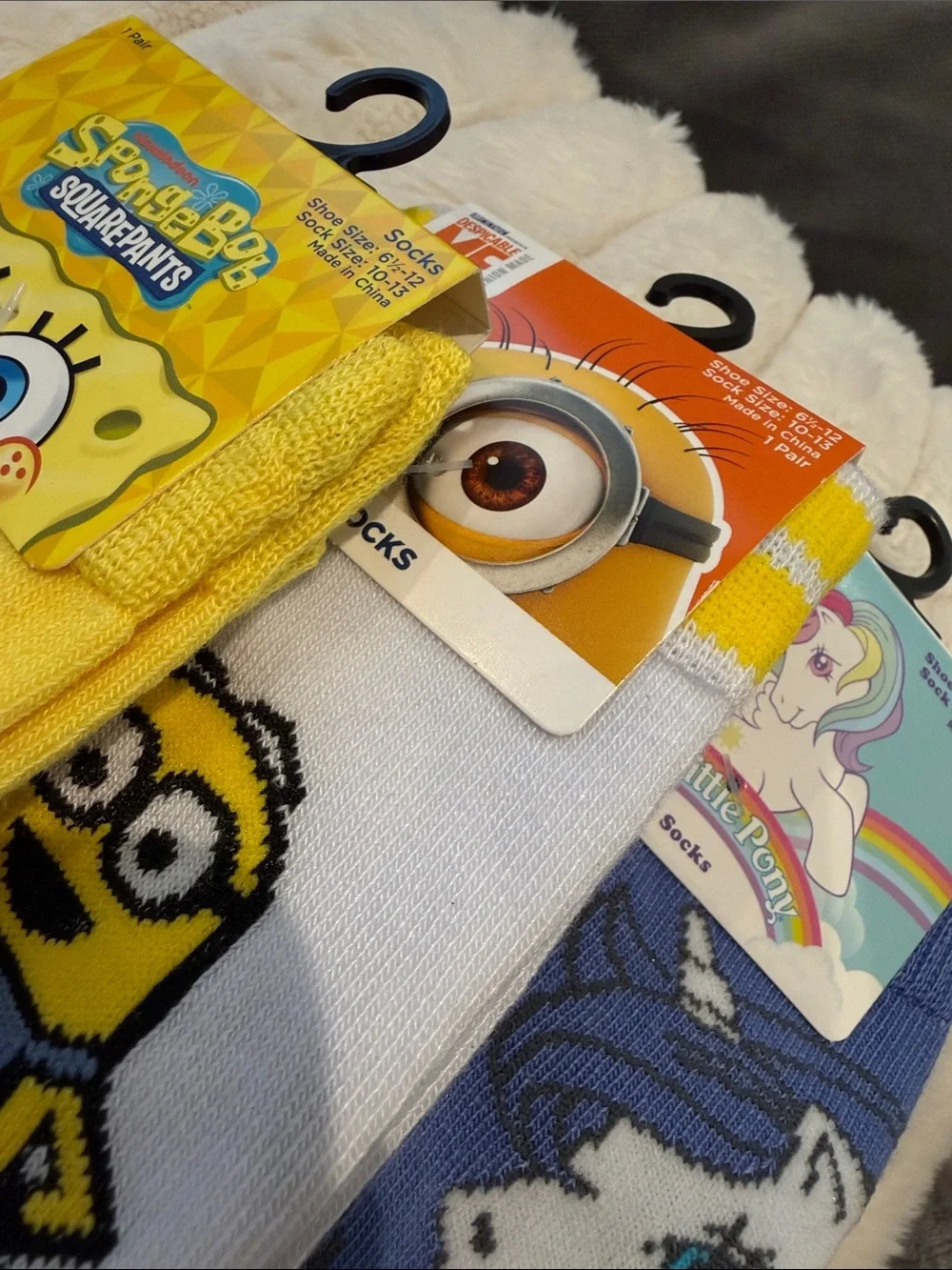 SpongeBob Squarepants Yellow Character Kids Socks - Single Pair